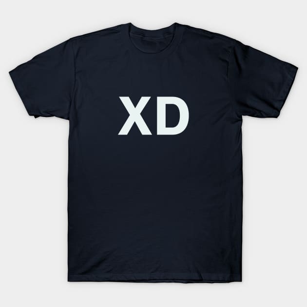 XD Emoticon T-Shirt by SillyQuotes